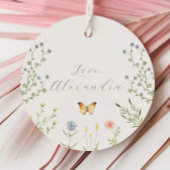 Baby in Bloom Baby shower Bedankt Labels