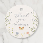 Baby in Bloom Baby shower Bedankt Labels (Voorkant)