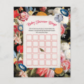 Baby in Bloom Baby shower Bingo Game (Voorkant)