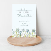 Baby in Bloom Baby shower Bloem Bar Teken Poster