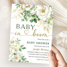 Baby in Bloom Baby shower Bloemrijk Geslachtsneutr