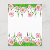 Baby in bloom baby shower bucket list (Achterkant)