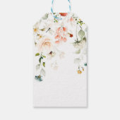 Baby in Bloom Baby shower Cadeaulabel (Achterkant)