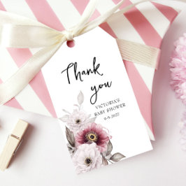 Baby in Bloom Baby shower Cadeaulabel