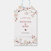 Baby in Bloom Baby shower Display Douche Cadeaulabel (Voorkant)