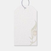 Baby in Bloom Baby shower Display Douche Cadeaulabel (Achterkant)