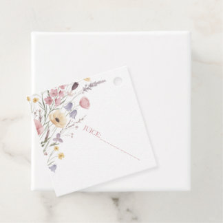 Baby in Bloom Baby Shower Drinks Lables Bedankjes Labels