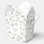 Baby in Bloom Baby shower Genderneutraal Bedankdoosjes (Geopend)