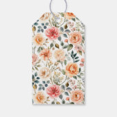 Baby in Bloom Baby shower Gift Label Cadeaulabel (Achterkant)