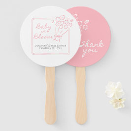 Baby In Bloom Baby Shower Handwaaier