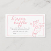 Baby In Bloom Baby Shower Informatiekaartje (Voorkant)