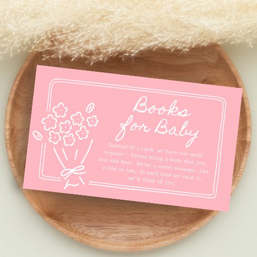 Baby In Bloom Baby Shower Informatiekaartje
