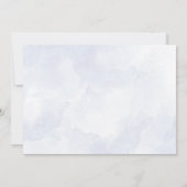 Baby in Bloom Baby Shower Invitation  Floral  Kaart (Achterkant)