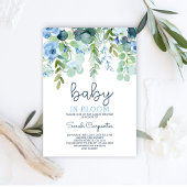 Baby in Bloom baby shower jongen Kaart