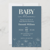 Baby in Bloom Baby shower Kaart (Voorkant)