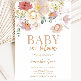 Baby in Bloom Baby Shower Kaart