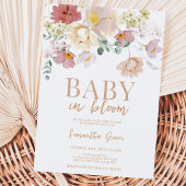 Baby in Bloom Baby Shower Kaart