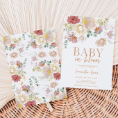 Baby in Bloom Baby Shower Kaart