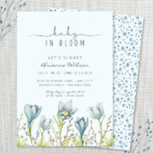 Baby in Bloom baby shower