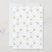 Baby in Bloom Baby Shower Kaart (Achterkant)