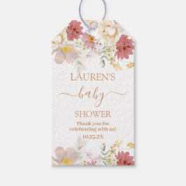 Baby in Bloom Baby shower Meisje Gift Label Cadeaulabel