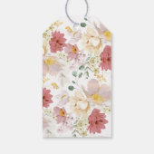 Baby in Bloom Baby shower Meisje Gift Label Cadeaulabel (Achterkant)