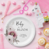 Baby in Bloom Baby shower Papieren Bordje (Feest)