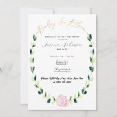 Baby in Bloom - Baby shower - Save the Date (Voorkant)