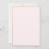 Baby in Bloom - Baby shower - Save the Date (Achterkant)