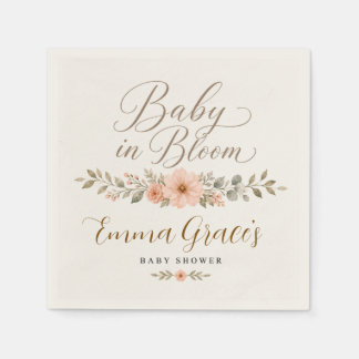 Baby in Bloom Baby Shower Servetten