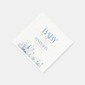 Baby in Bloom Baby shower servetten (Hoek)