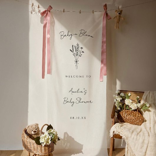 Baby in Bloom baby shower Spandoek