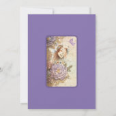 Baby in Bloom baby shower Uitnodiging (Achterkant)