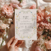 Baby in Bloom Baby Shower Uitnodiging