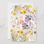 baby in Bloom Baby shower Uitnodiging (Achterkant)