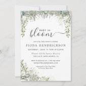 Baby in Bloom | Baby shower van Floral Greenery (Voorkant)