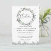 Baby in Bloom | Baby shower van Floral Greenery (Staand voorkant)