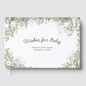 Baby in Bloom | Baby shower van Floral Greenery Gastenboek (Voorkant)