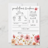 Baby in Bloom Baby shower Voorspelling en advies Save The Date (Voorkant)