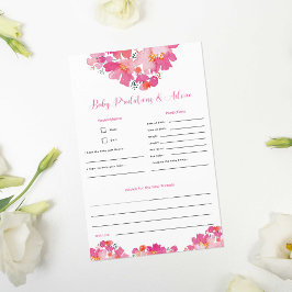 Baby in Bloom Baby shower voorspellingen advies sp