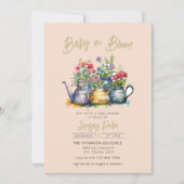 Baby in Bloom | BABY SHOWER WATERVERF Kaart (Voorkant)