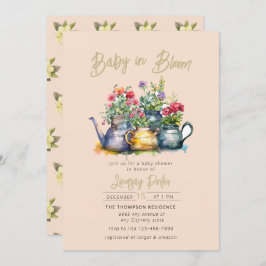 Baby in Bloom | BABY SHOWER WATERVERF Kaart