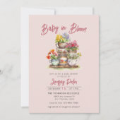 Baby in Bloom | BABY SHOWER WATERVERF Kaart (Voorkant)