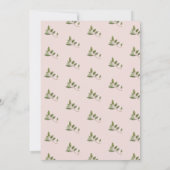 Baby in Bloom | BABY SHOWER WATERVERF Kaart (Achterkant)