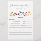 Baby in Bloom Baby Voorspelling & Advies Papier Ka Flyer (Voorkant)