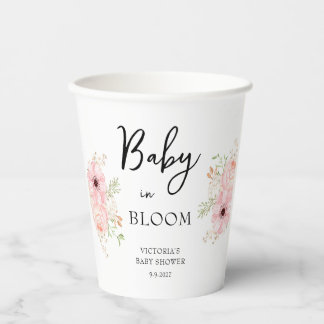 Baby in Bloom Babyborrel Papieren Bekers