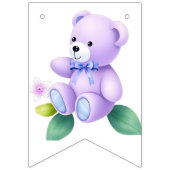 Baby in Bloom babyfeest voor een jongen Vlaggetjes (Eerste vlag)