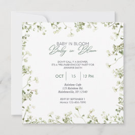 Baby in Bloom - Baby's Breath Border Kaart