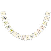 Baby in Bloom Banner - voeg een aangepaste naam to (Alle)