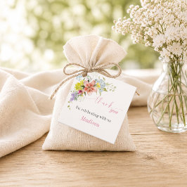 Baby in Bloom bedankingslabels voor feestelijkhede Bedankjes Labels